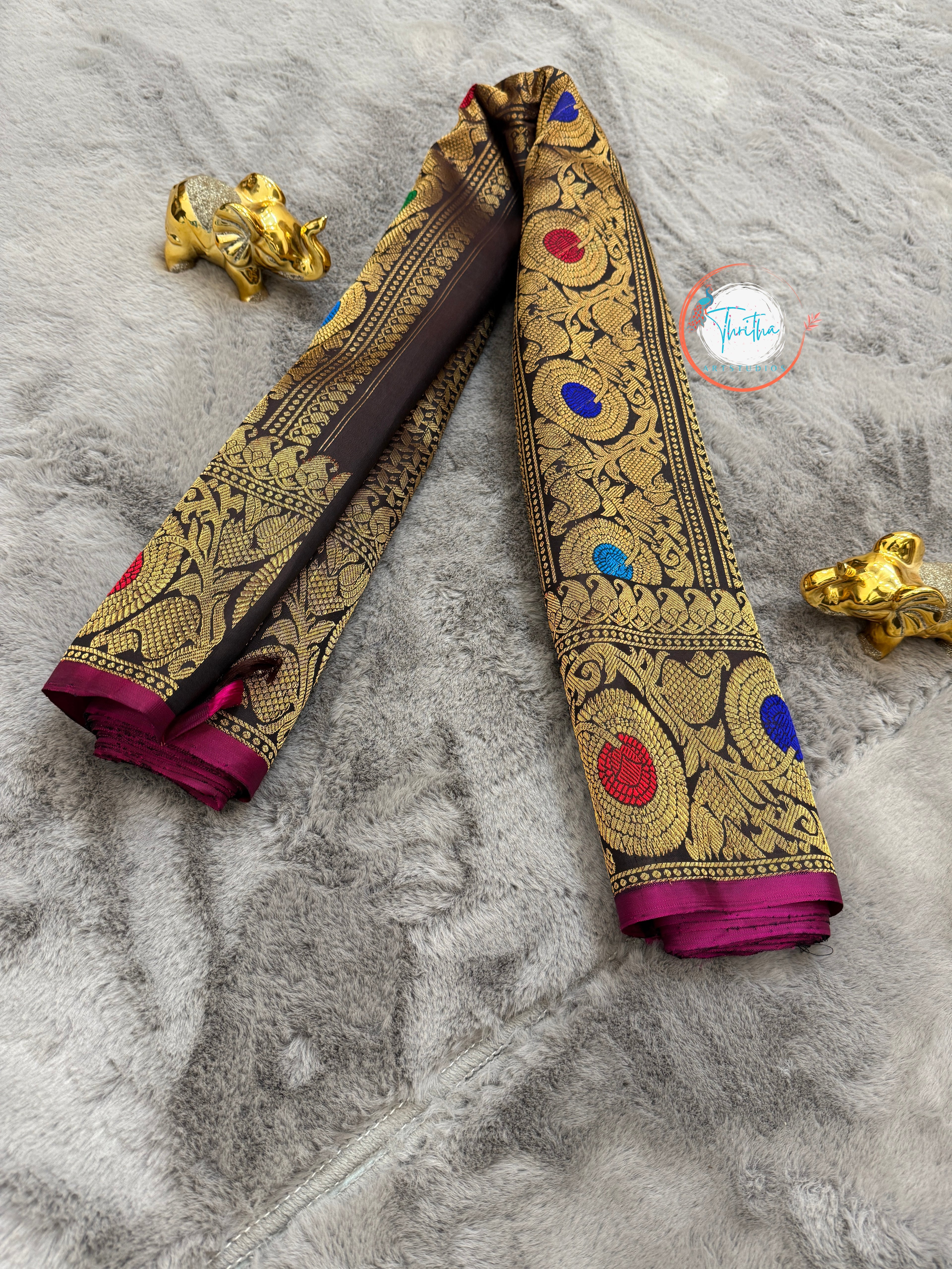 Royal Brocade Gadwal Designer - GA07ES002