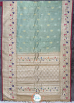 Premium Gadwal Meenakari Kuttu Designer - GA07ES004