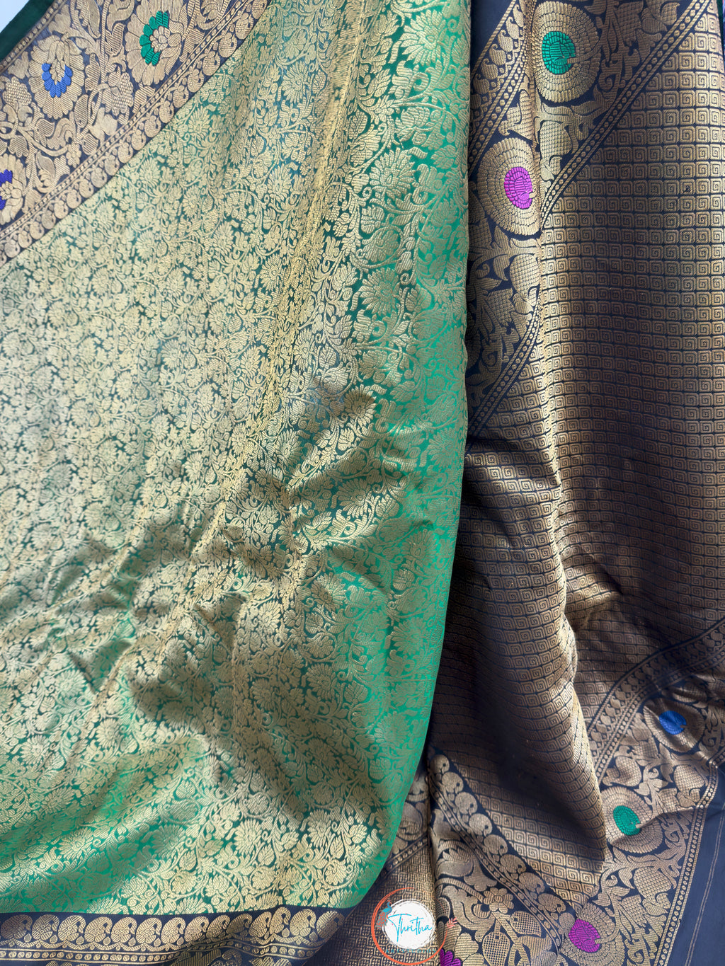 Royal Gadwal Brocade Designer - GA07ES007