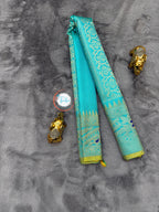 Gadwal Royal Meenakari Designer Border - GA07RB006