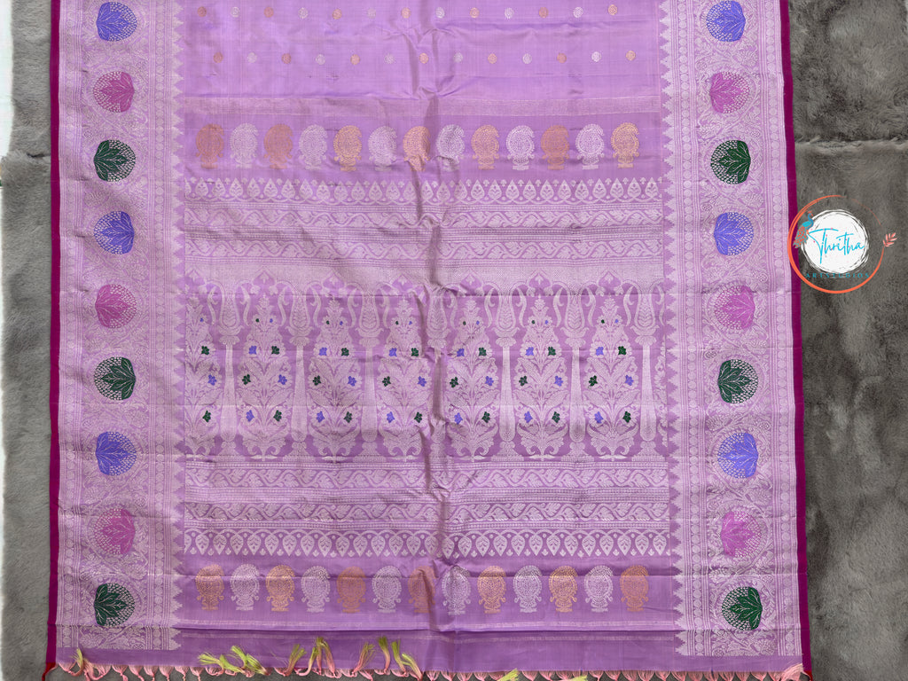 Gadwal Royal Meenakari Designer Border - GA07RB007