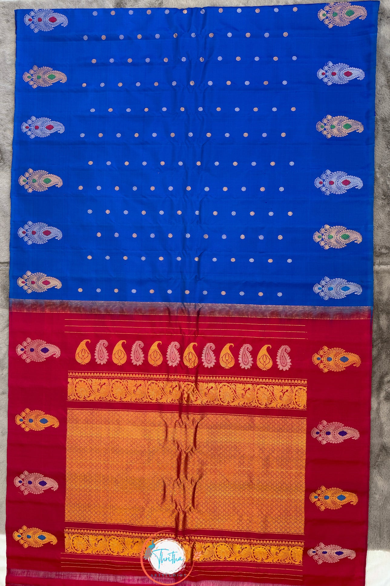 Gadwal Premium Silk - Muniya - GA07RB008
