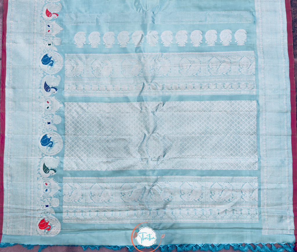 Gadwal Royal Meenakari - Designer Border - GA07RB009