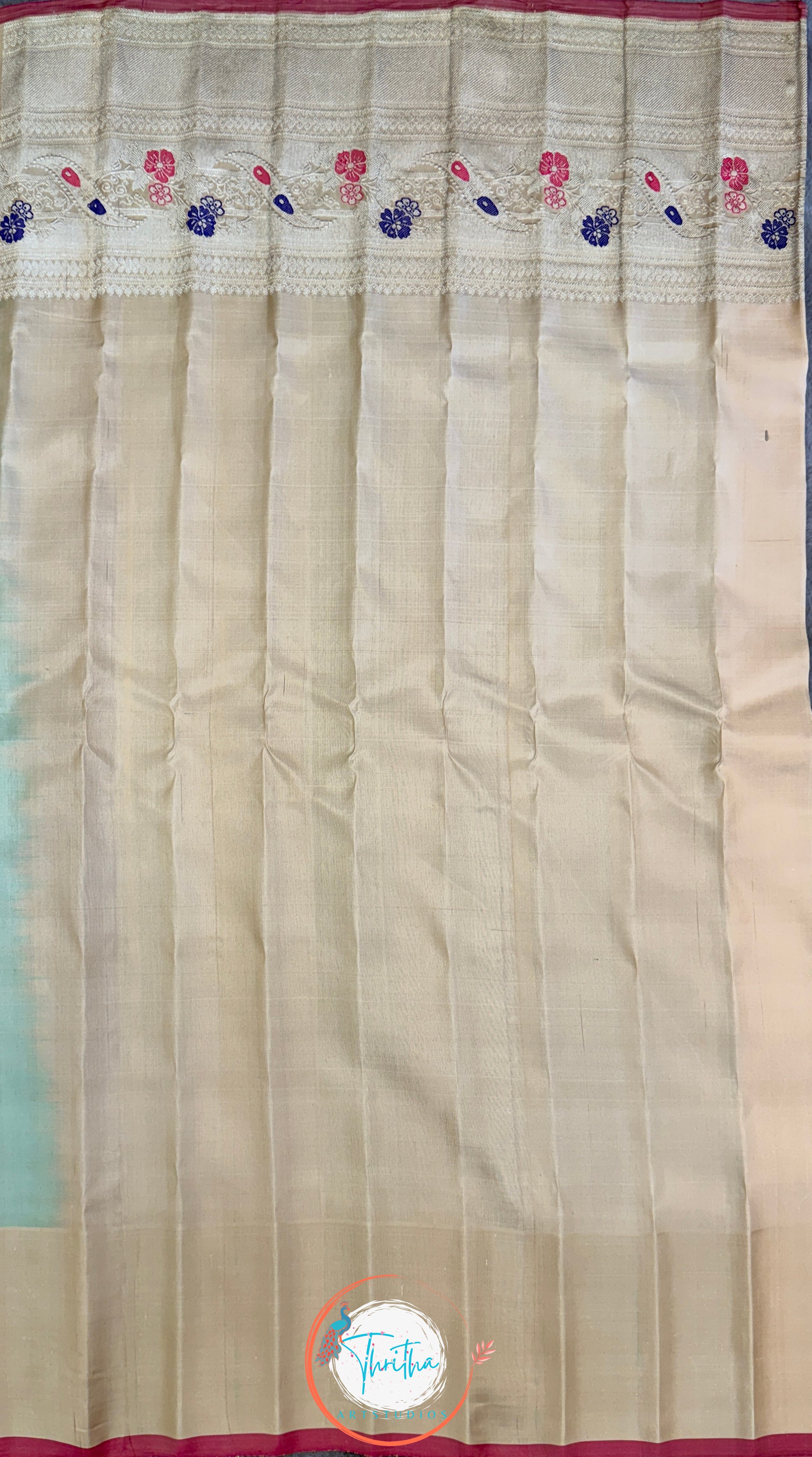 Gadwal Royal Meenakari - Designer Border - GA07RB009