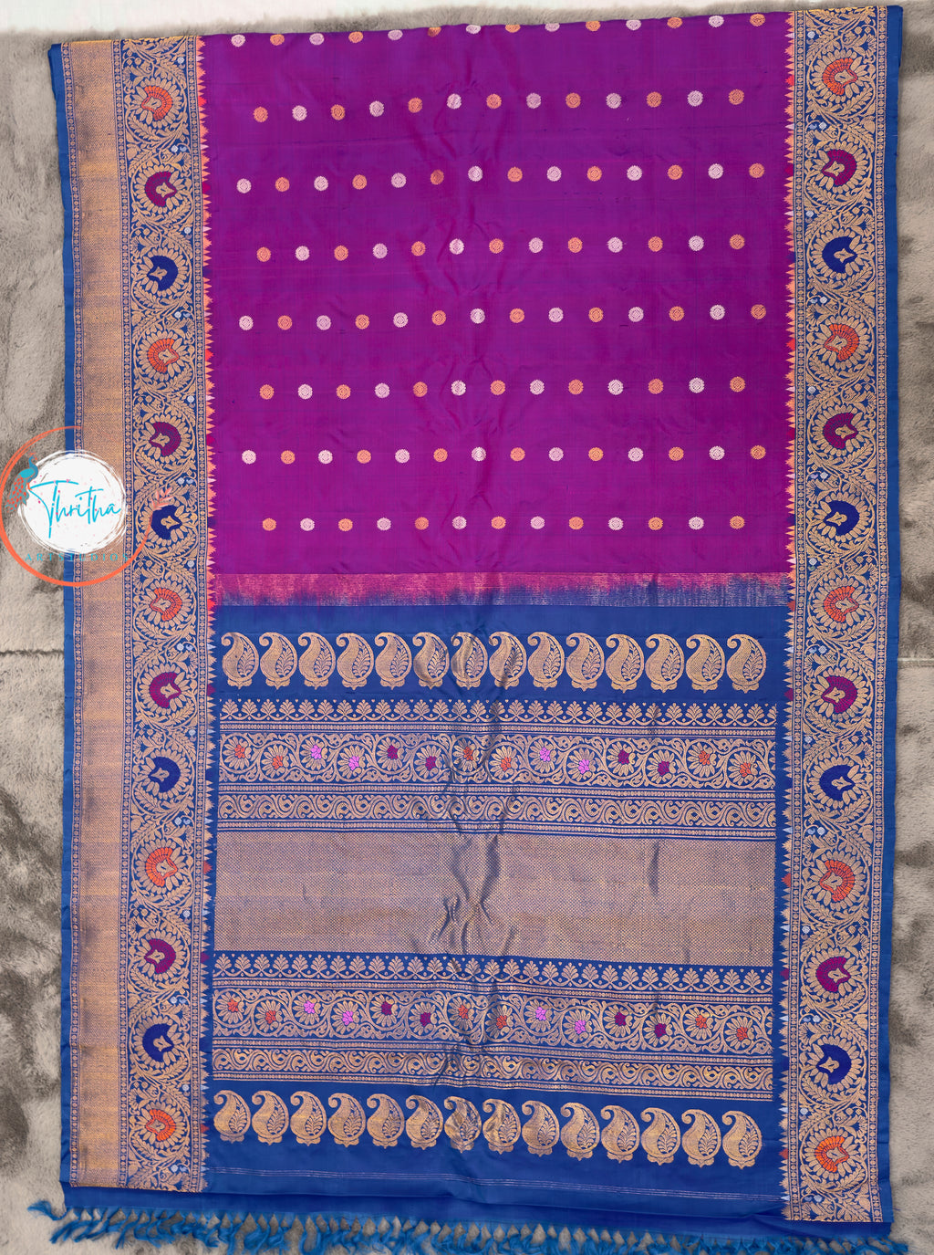 Royal Gadwal Meenakari Designer - GA07RB011