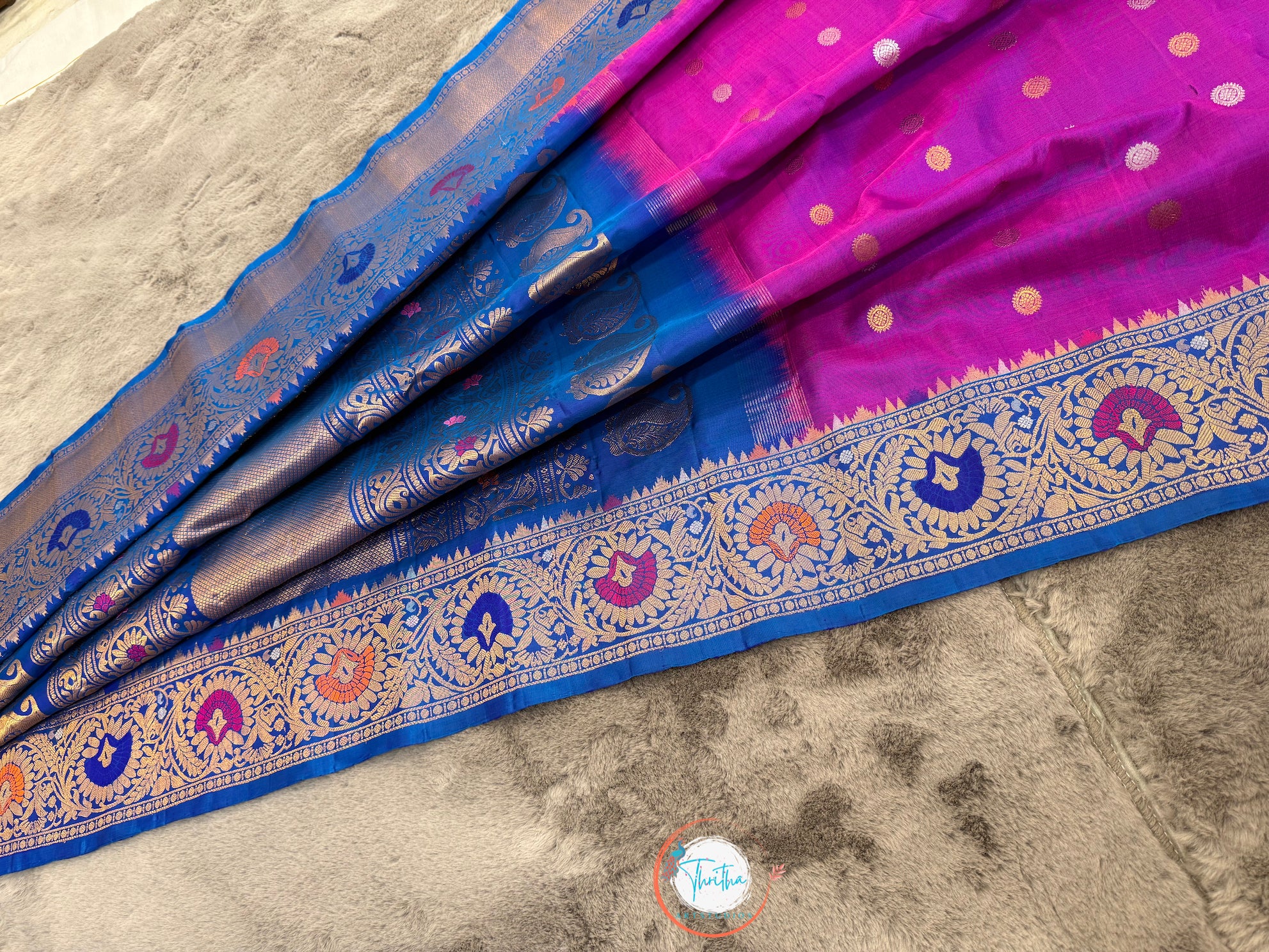 Royal Gadwal Meenakari Designer - GA07RB011