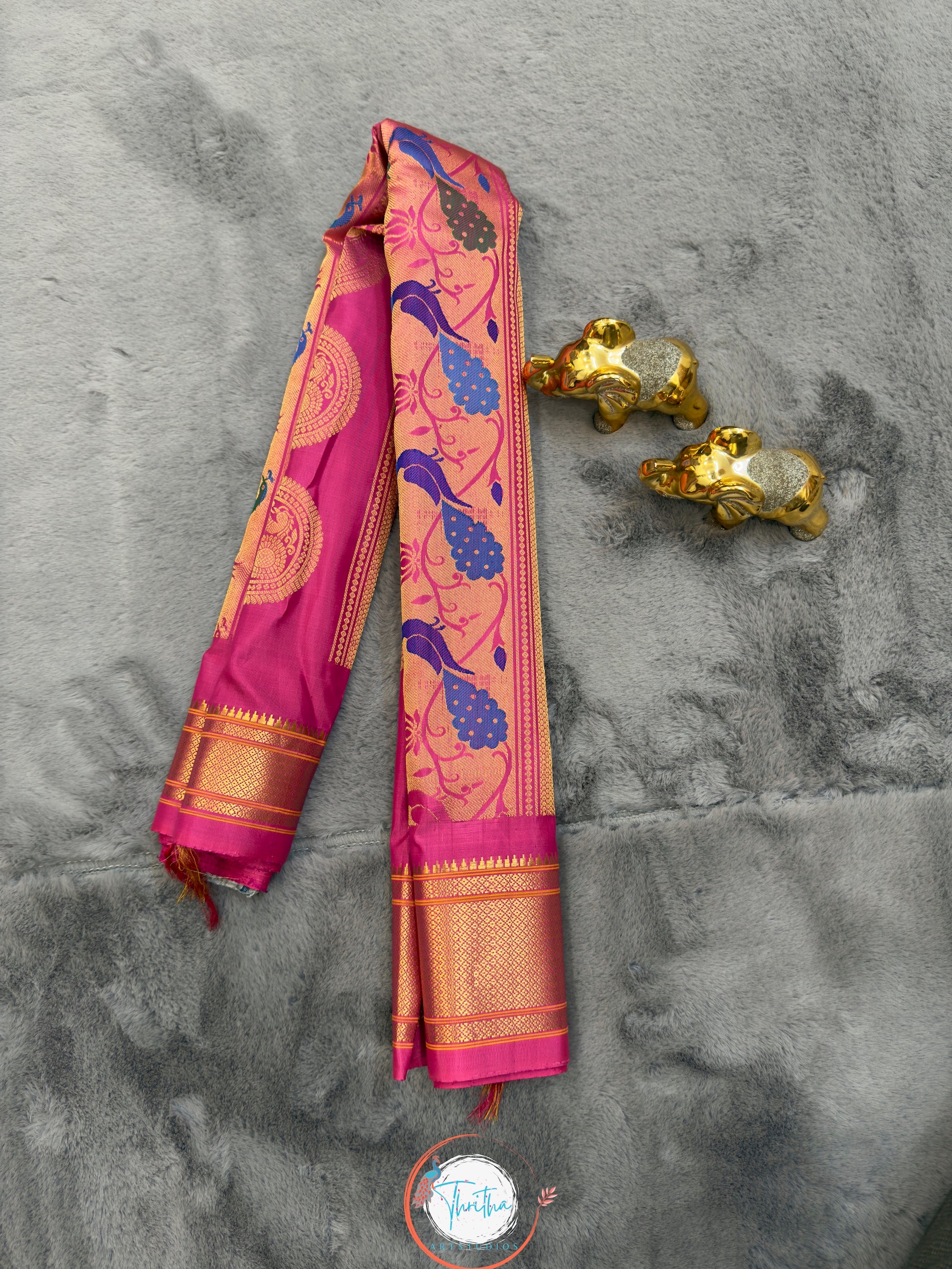 Premium Paithani Silk Saree - PA07ES001