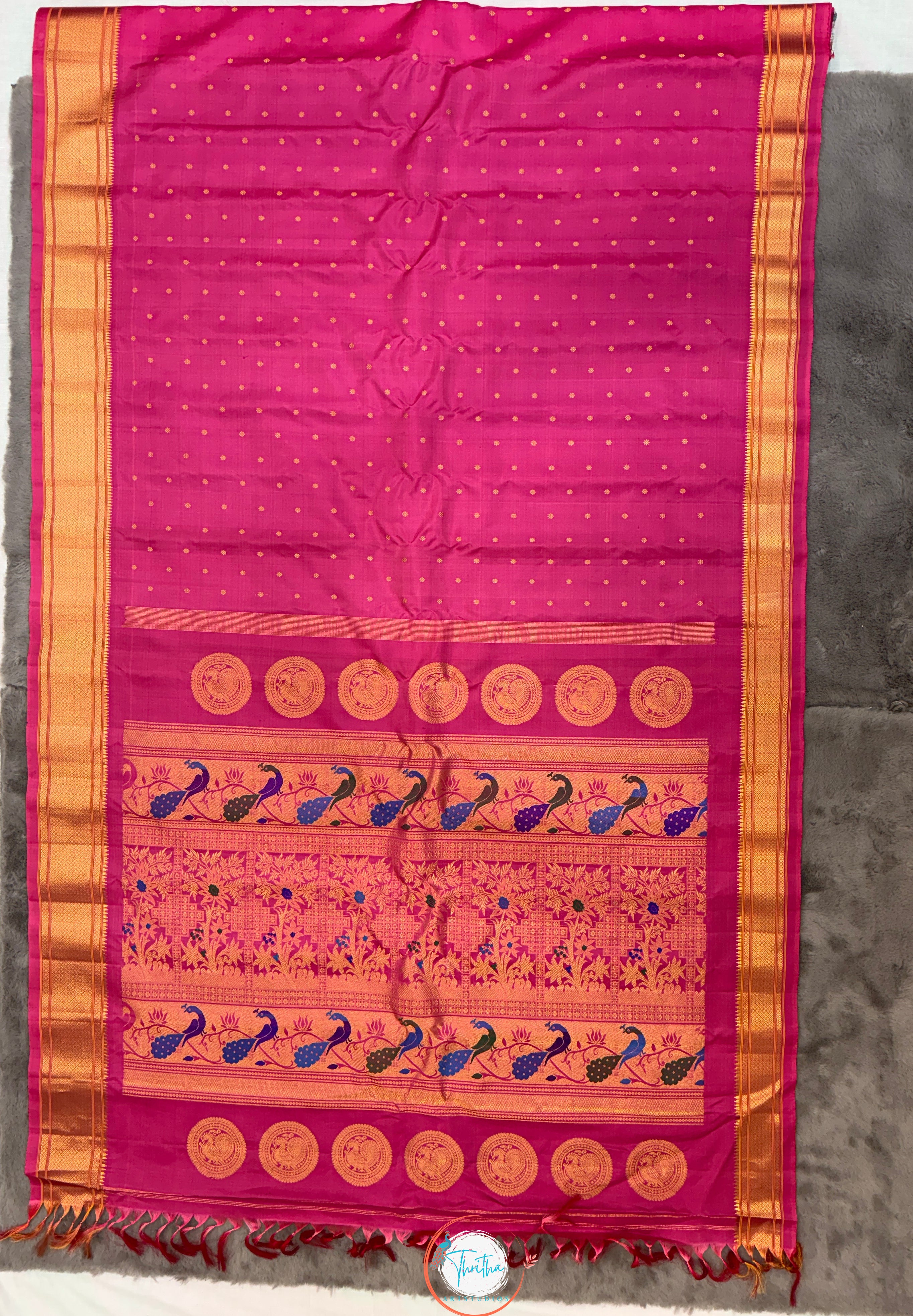 Premium Paithani Silk Saree - PA07ES001