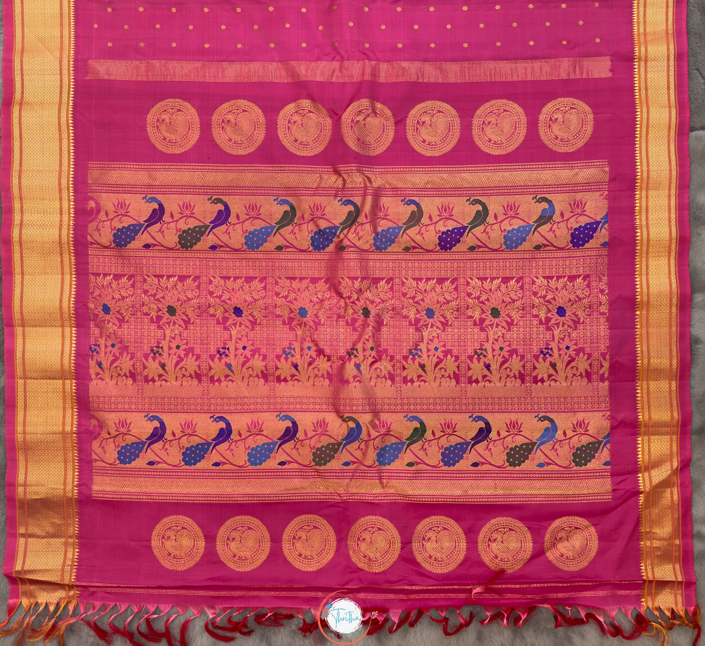 Premium Paithani Silk Saree - PA07ES001