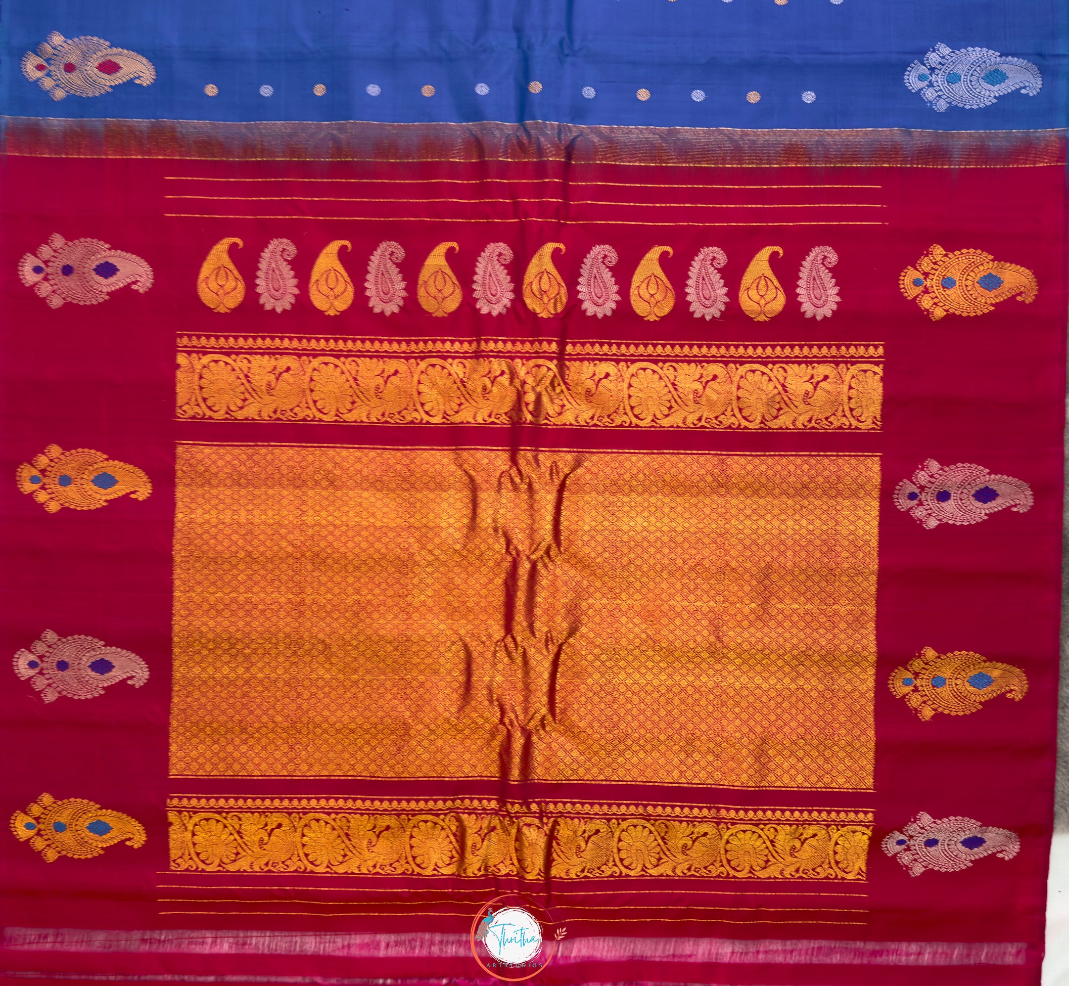 Gadwal Premium Silk - Muniya - GA07RB008