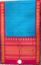Premium Gadwal Pattu - Kuttu Border, Butta - GA07RB002