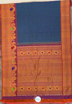 Meenakari - Checks - Premium Gadwal Silk - GA07RB004