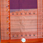 Meenakari- Checks - Premium Gadwal Silk - GA07RB005